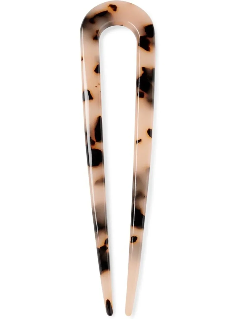Elegant Tortoise Hair Pin for Buns & Updos, Lightweight French Chignon Accessory
